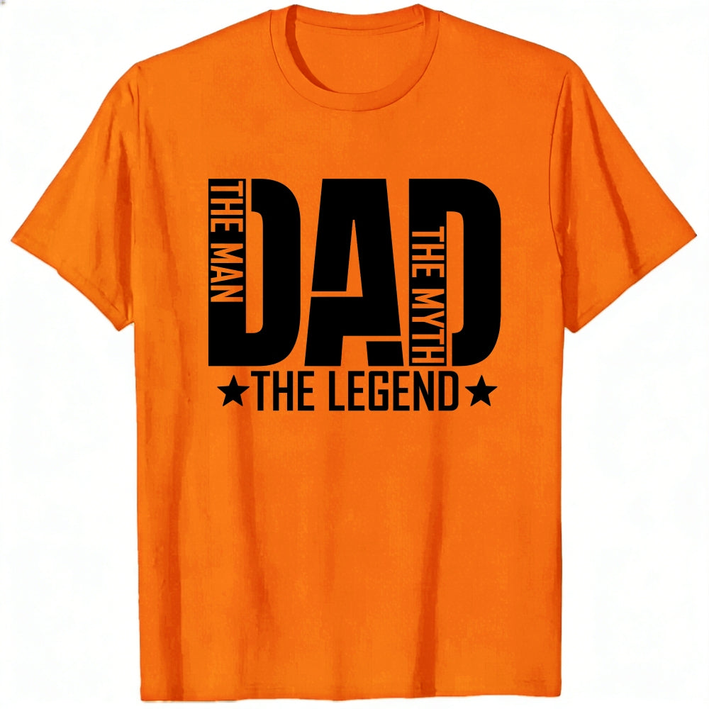 Casual Style Classic T-Shirt Dad The Man The Myth The Legend