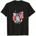 American Flag Statue Of Liberty Classic T-Shirt