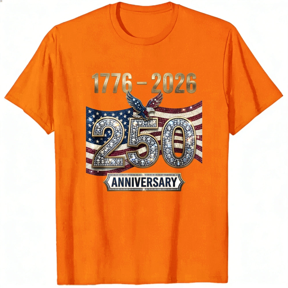 Patriotic American Flag Eagle 250th Anniversary Classic T-Shirt