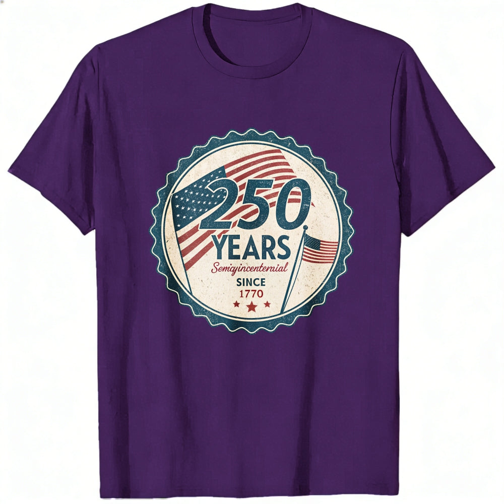 Patriotic American Flag Design Classic T-Shirt 250 Years Since 1770