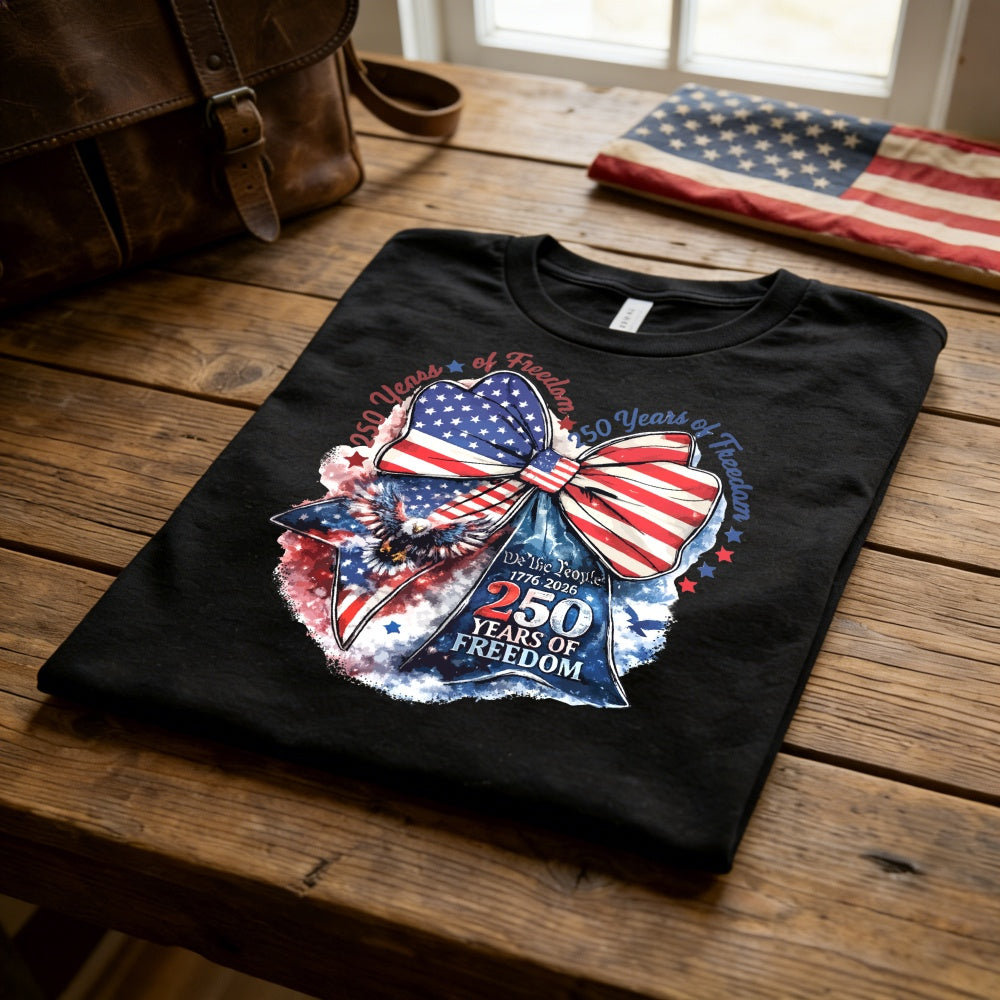 Patriotic American Flag Eagle Design Classic T-Shirt 250 Years United Since 1776