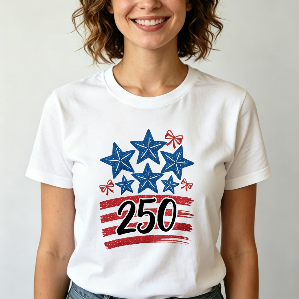 Patriotic Stars And Stripes 250 Classic T-Shirt