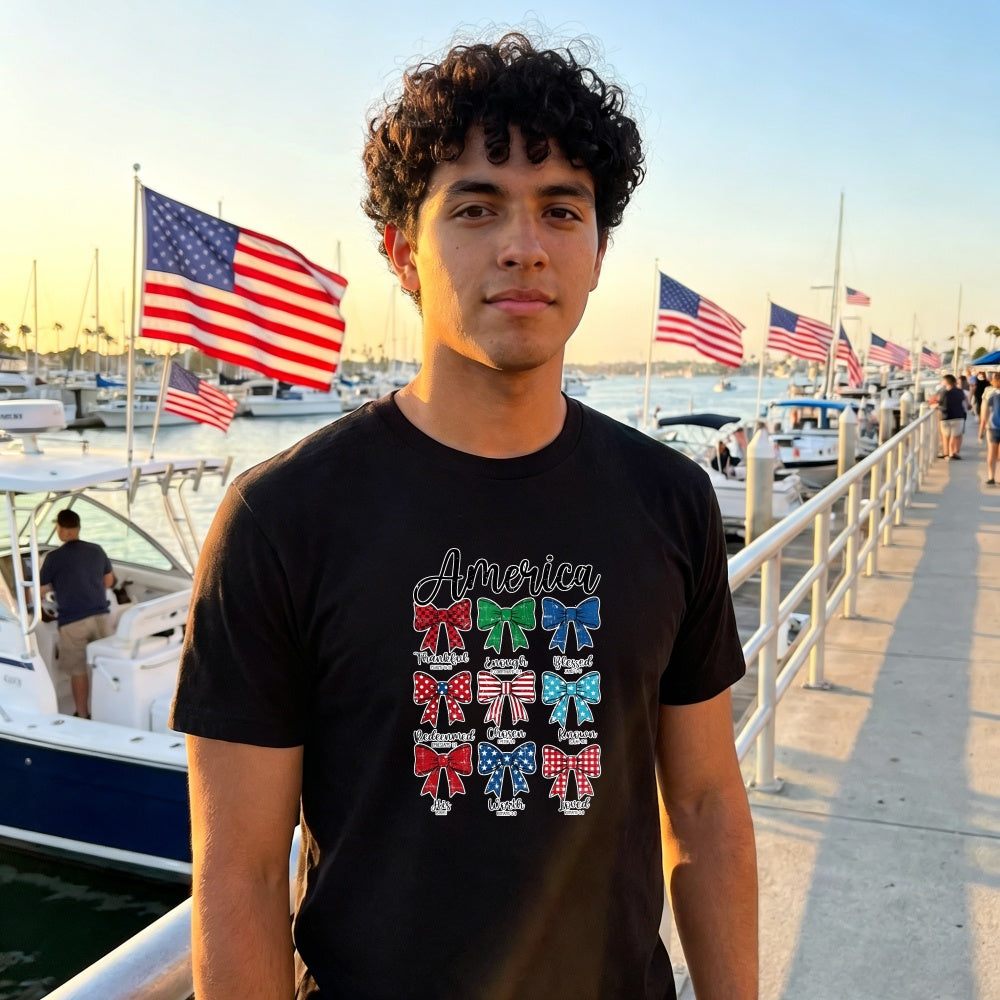 Patriotic American Flag Design Classic T-Shirt 250 Years Of Freedom