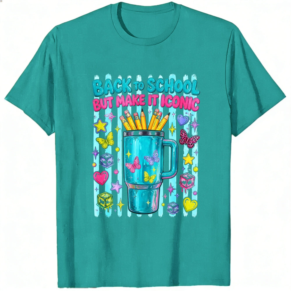Cute Back To School But Make It Iconic Pencil Cup Classic T-Shirt