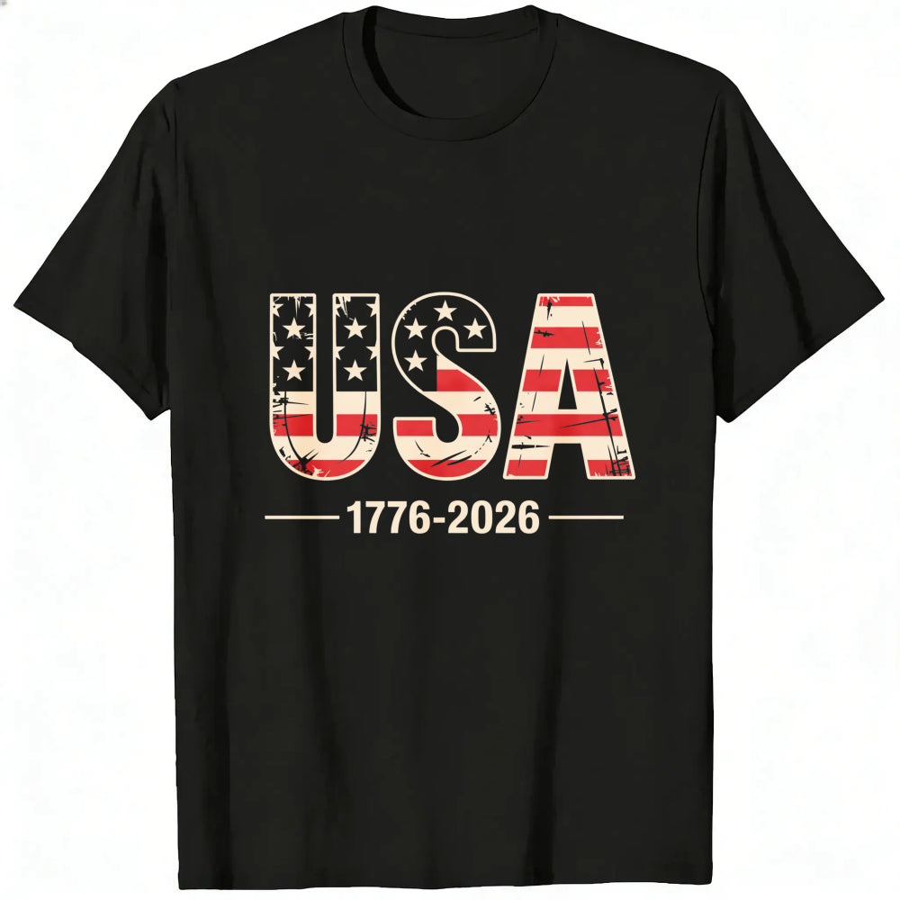 Patriotic Usa Flag Design Classic T-Shirt 1776 2026