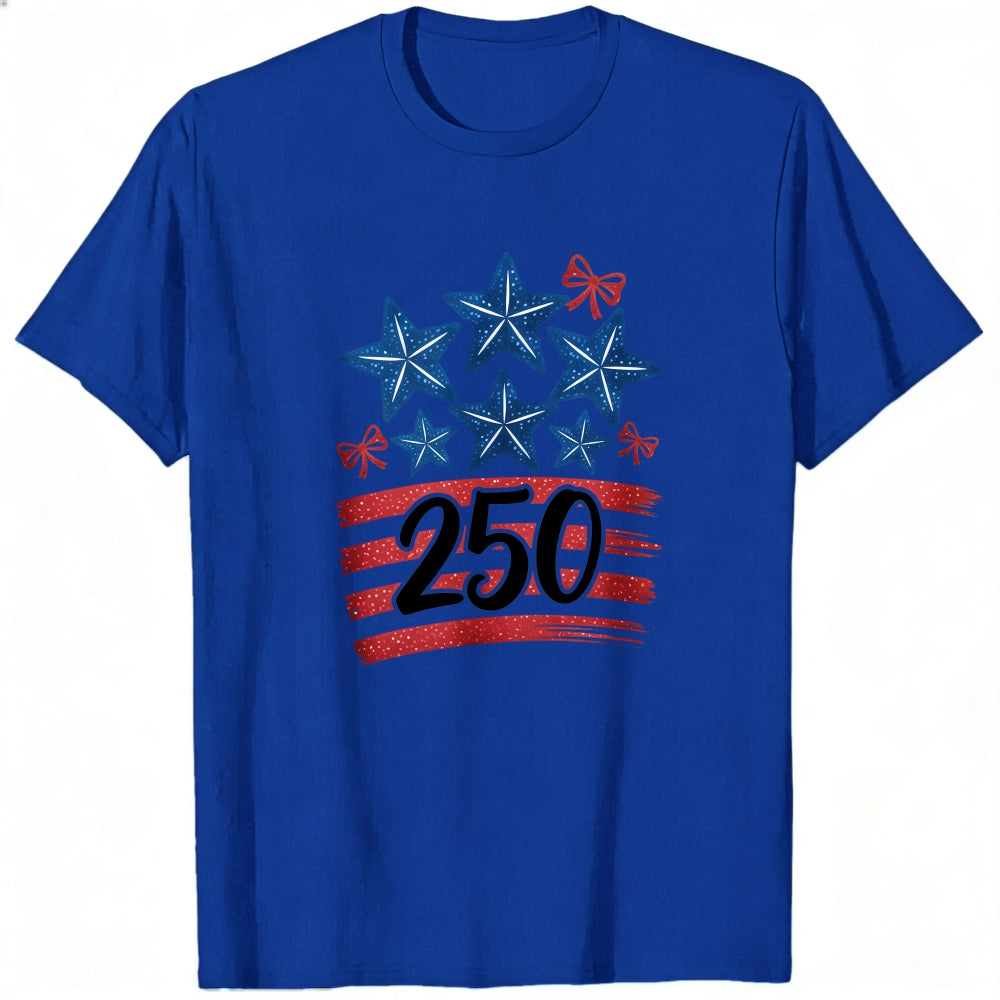 Patriotic Stars And Stripes 250 Classic T-Shirt