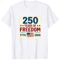 Patriotic American Independence Day 250 Years Of Freedom Classic T-Shirt