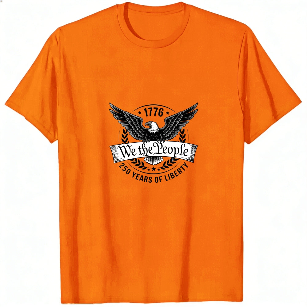 American Eagle Design Classic T-Shirt We The People 1776 Liberty Theme