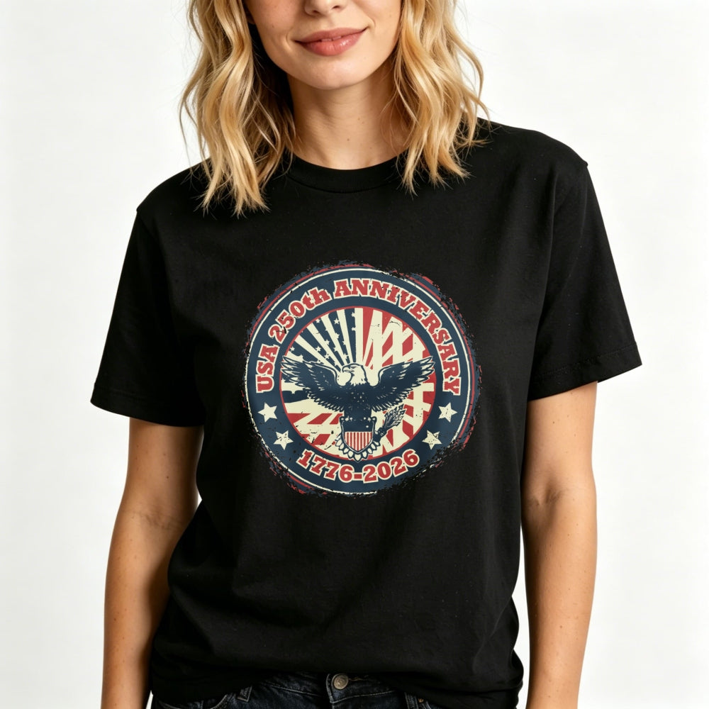 American Eagle Patriotic Design Classic T-Shirt 250th Anniversary 1776 2026