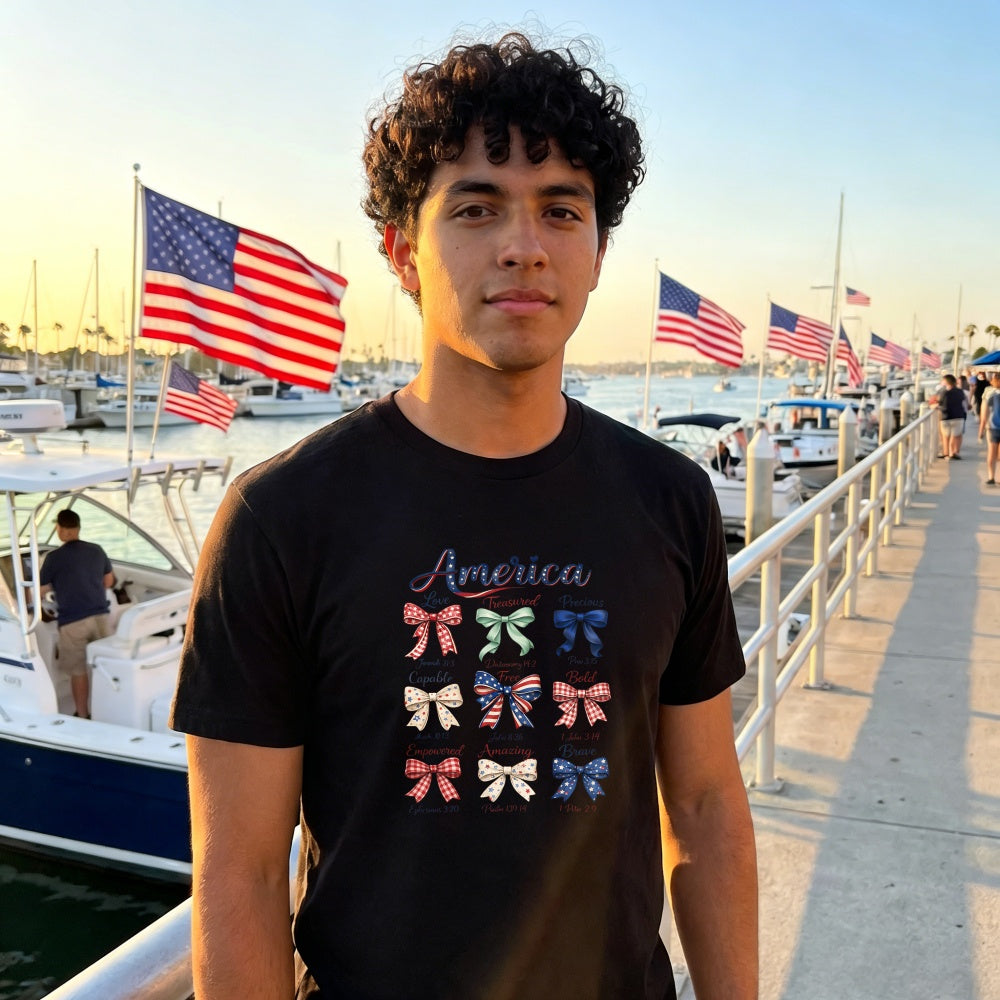 Patriotic American Independence Day 250 Years Of Freedom Classic T-Shirt