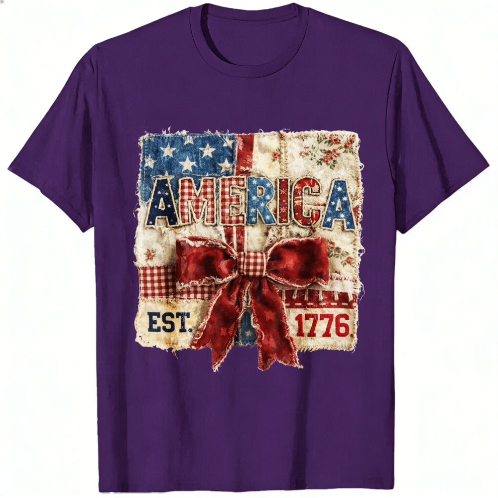 Patriotic American Flag Design Classic T-Shirt 250 Years Of Freedom 1776 2026