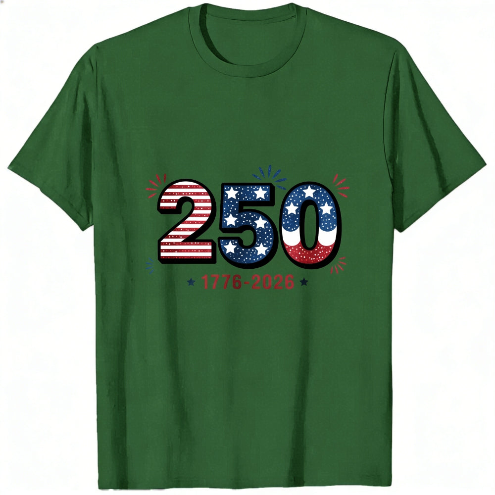 Patriotic American Flag 250th Anniversary Classic T-Shirt