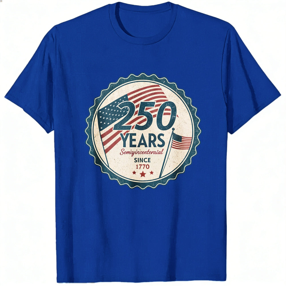 Patriotic American Flag Design Classic T-Shirt 250 Years Since 1770