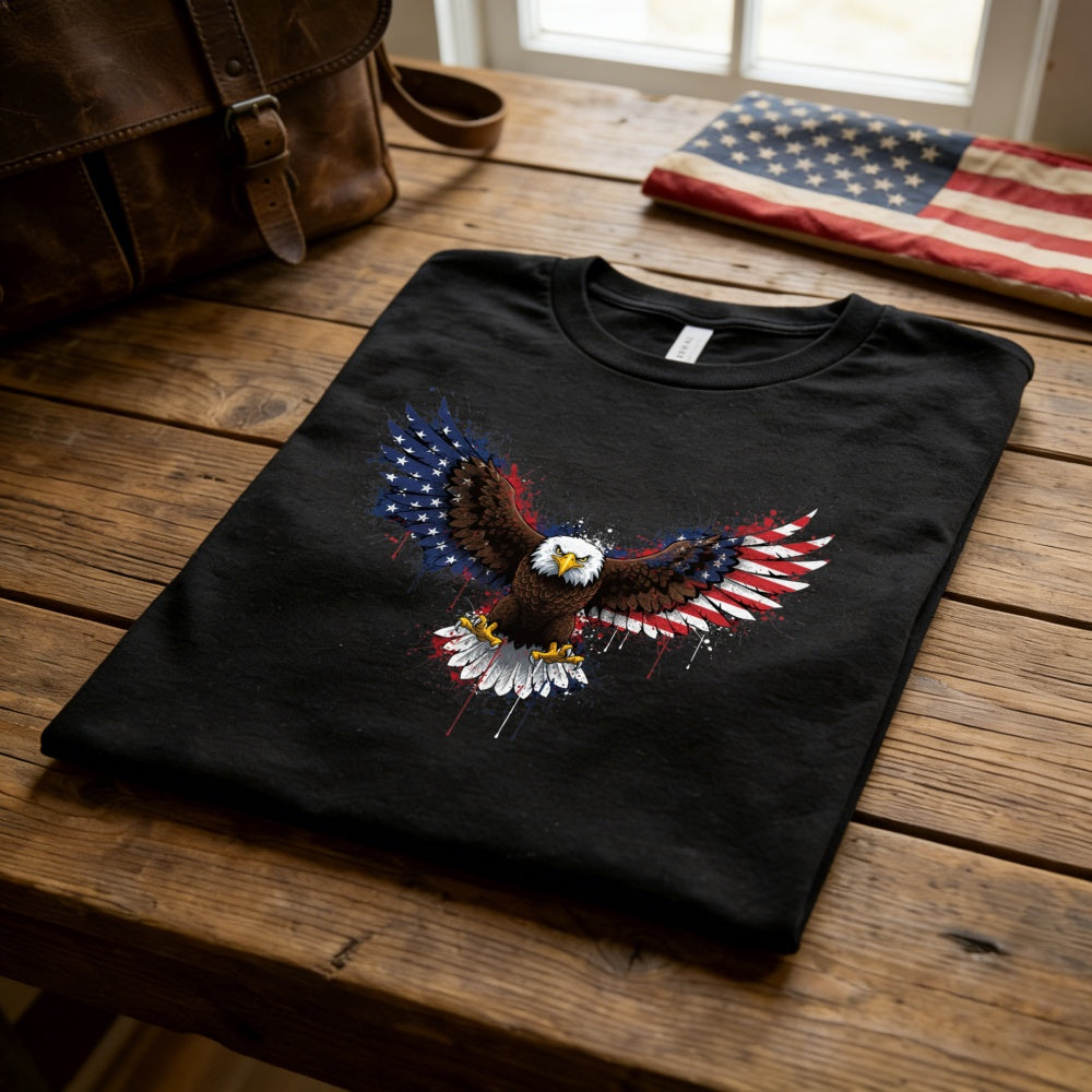 American Eagle Flag Design Classic T-Shirt