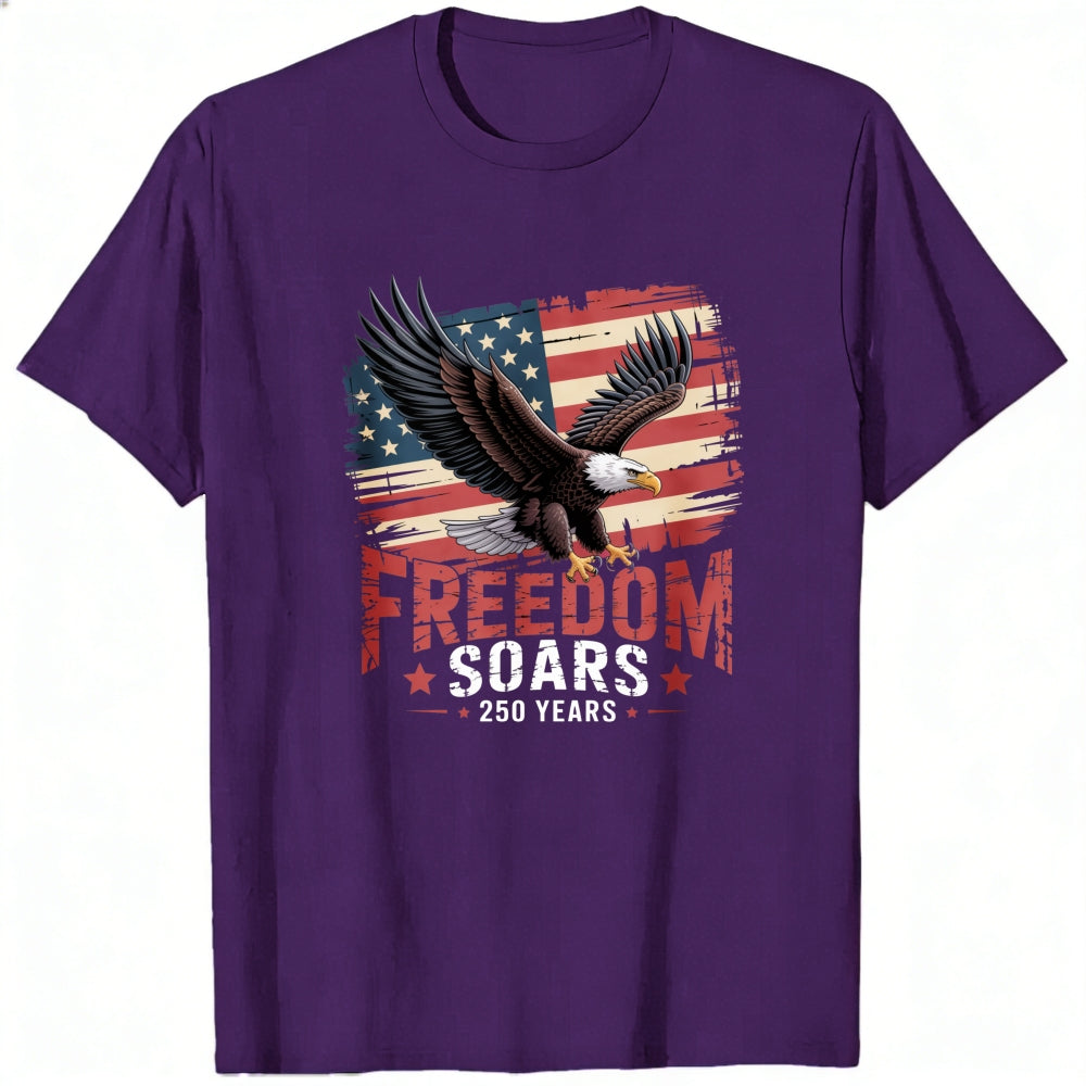 Patriotic Eagle American Flag Classic T-Shirt Freedom Soars 250 Years