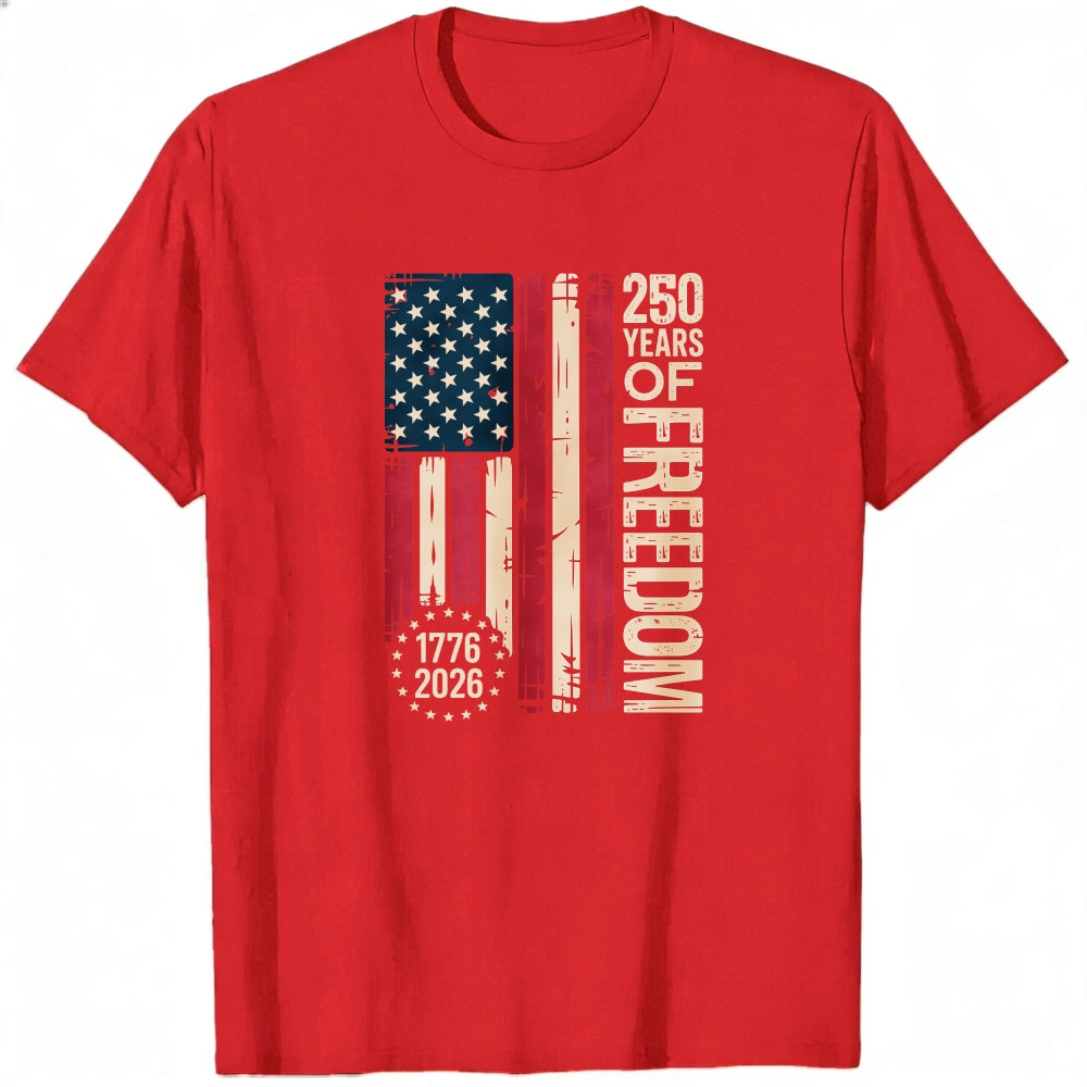 American Flag Design Classic T-Shirt 250 Years Of Freedom 1776 2026