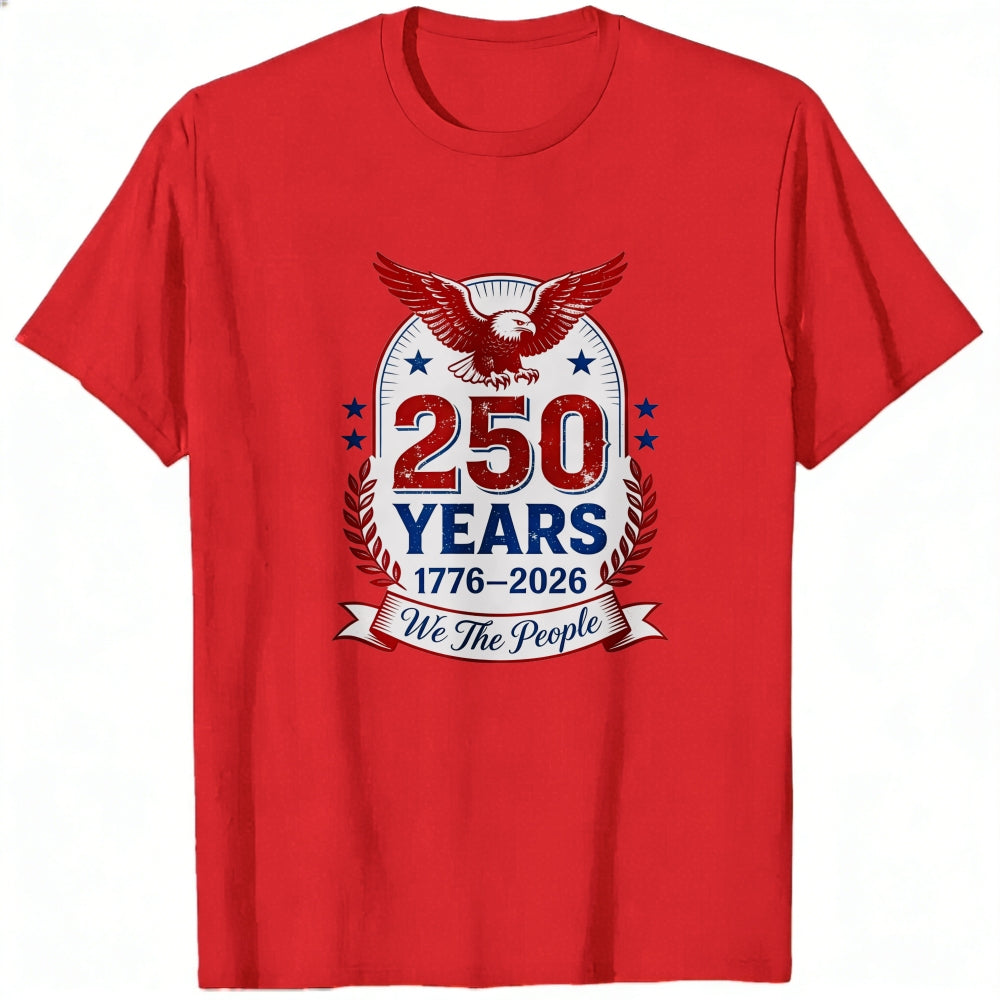 Patriotic American Eagle 250 Years 1776 2026 We The People Classic T-Shirt