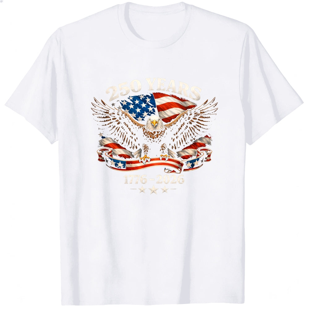 Patriotic Eagle American Flag 250 Years 1776 2026 Classic T-Shirt