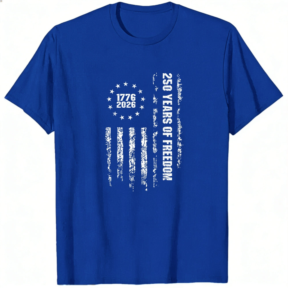 American Flag 1776 2026 250 Years Of Freedom Classic T-Shirt