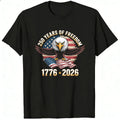 Patriotic Eagle American Flag 250 Years Of Freedom 1776 2026 Classic T-Shirt