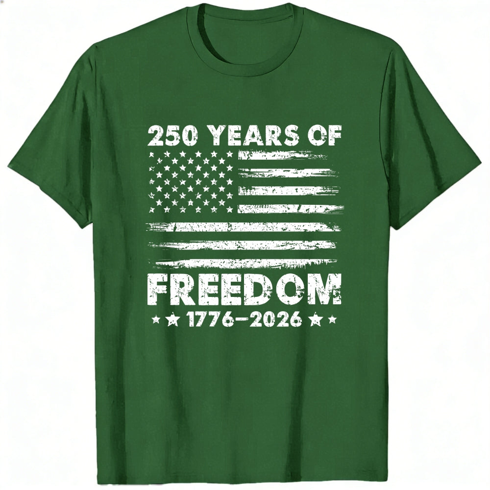 American Flag Design Classic T-Shirt 250 Years Of Freedom 1776 2026