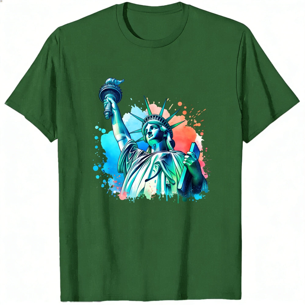 Artistic Statue Of Liberty Design Classic T-Shirt