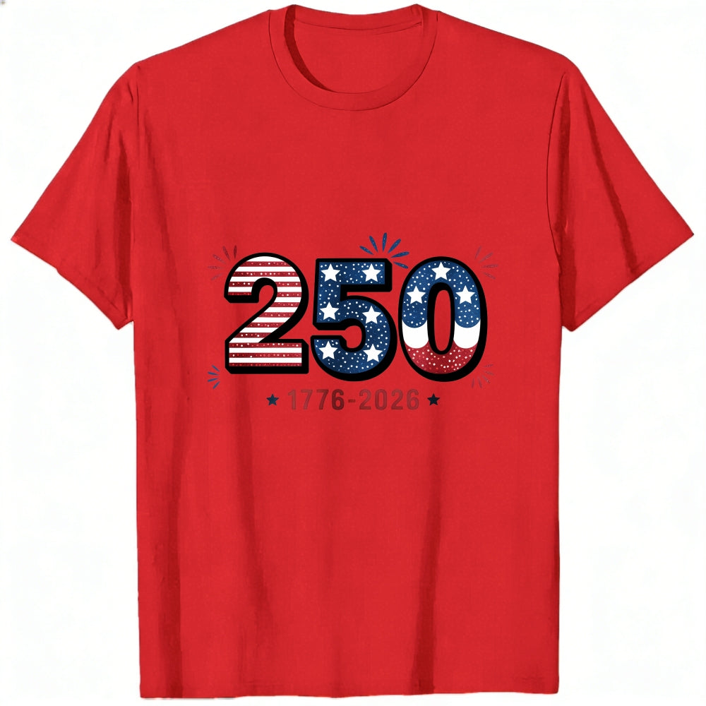 Patriotic American Flag 250th Anniversary Classic T-Shirt