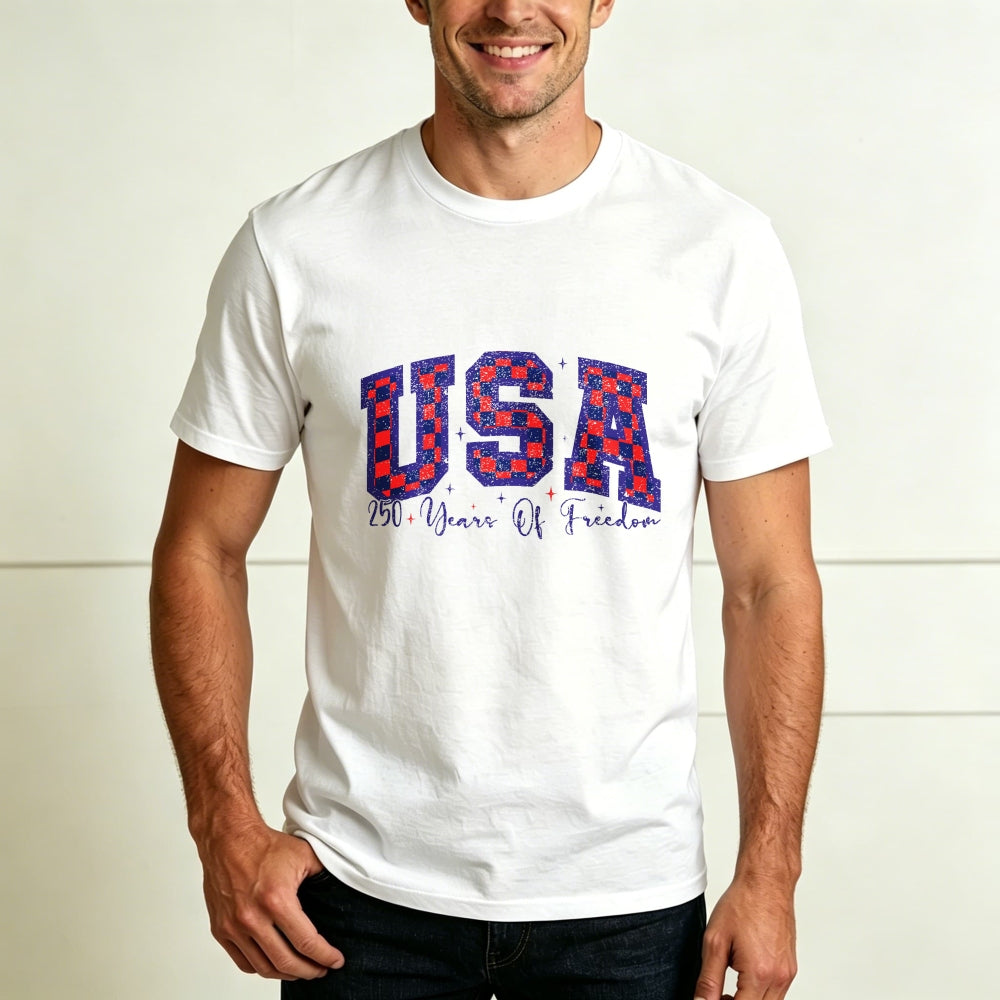 Patriotic Usa 250 Years Of Freedom Classic T-Shirt