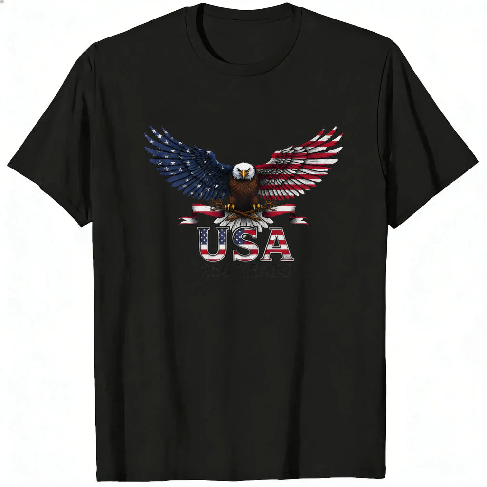 Patriotic Eagle Usa Flag Classic T-Shirt
