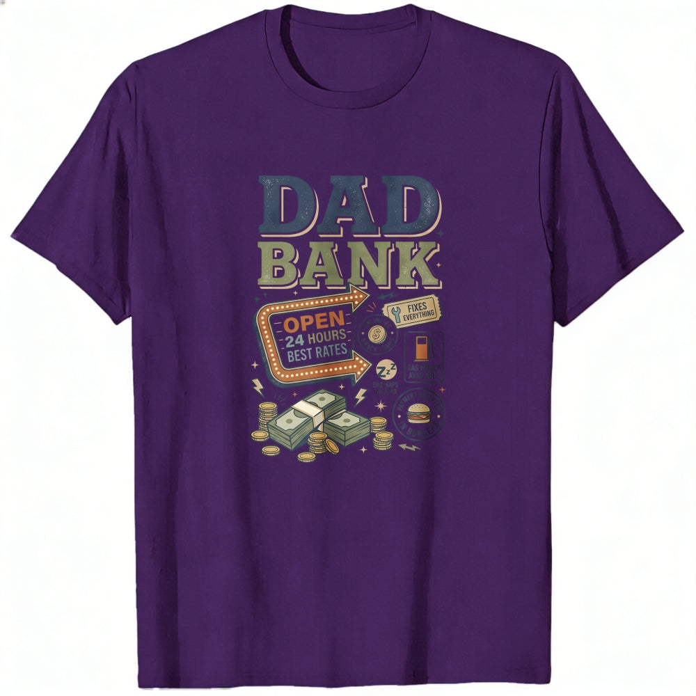 Dad Bank Money Theme Classic T-Shirt