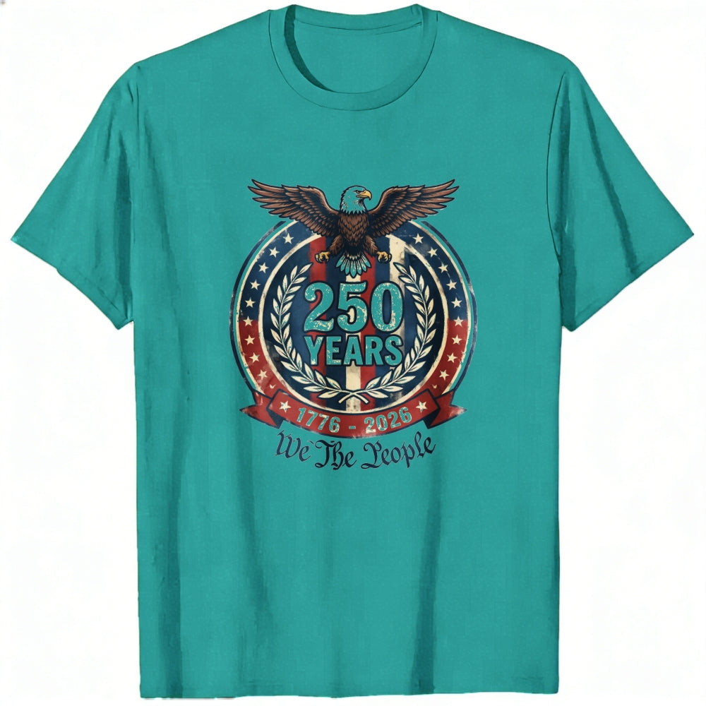 Patriotic Eagle Emblem Classic T-Shirt 250 Years America Independence Day Celebration