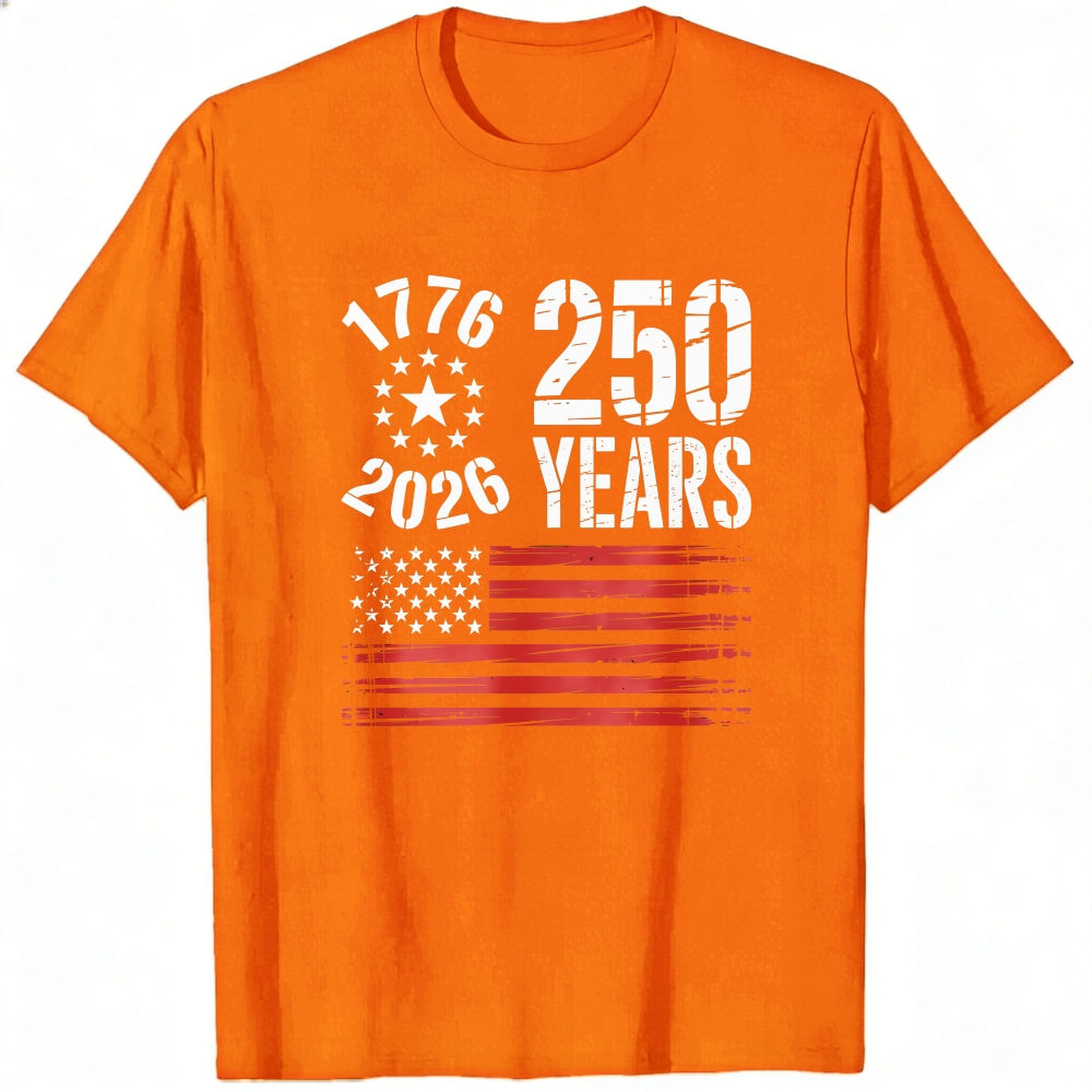 Patriotic American Flag 1776 2026 250 Years Classic T-Shirt