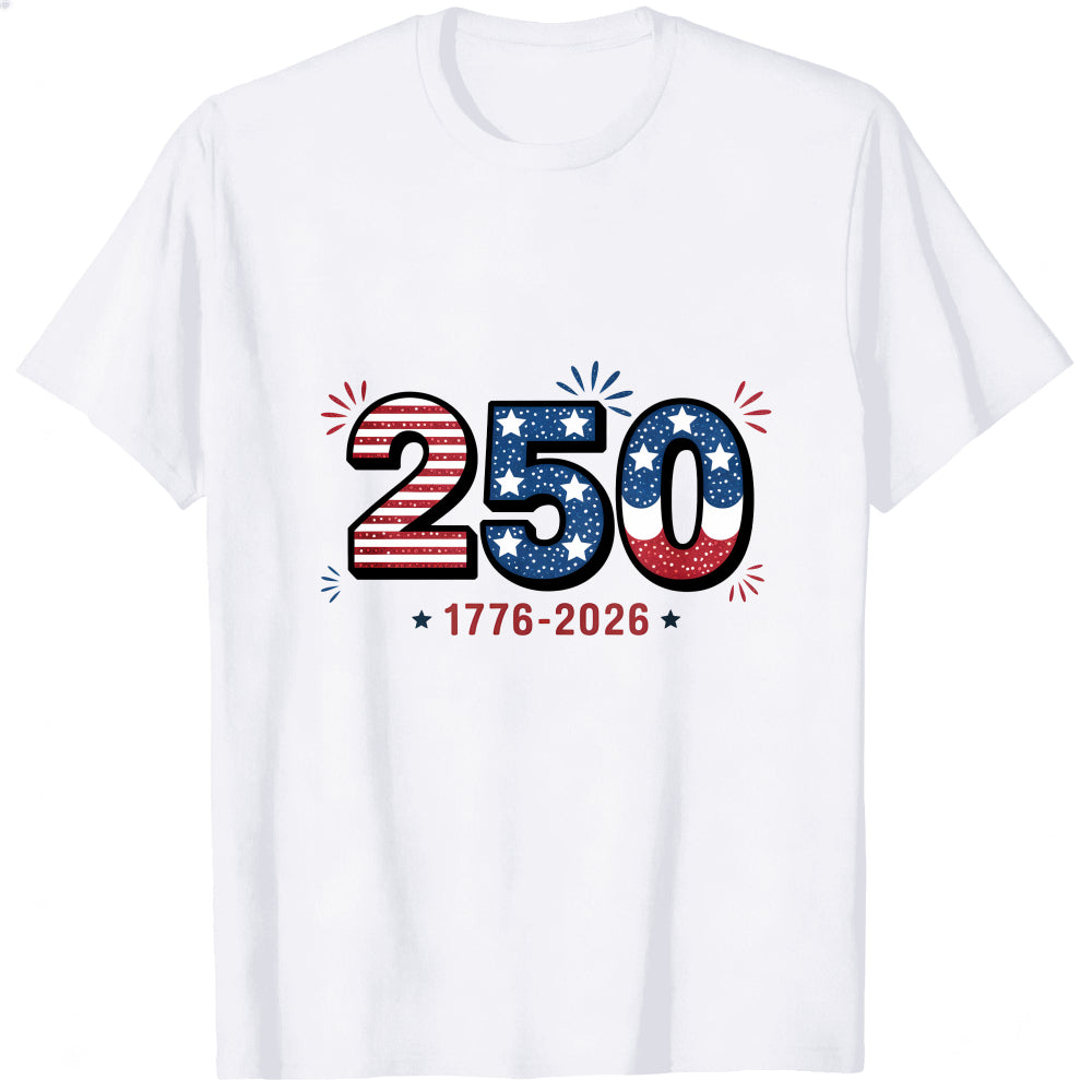 Patriotic American Flag 250th Anniversary Classic T-Shirt