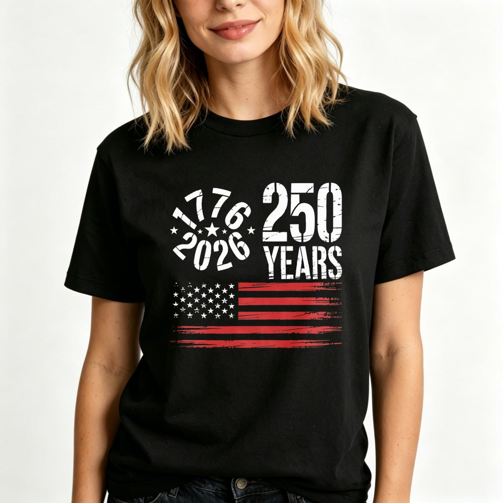 Patriotic American Flag 1776 2026 250 Years Classic T-Shirt
