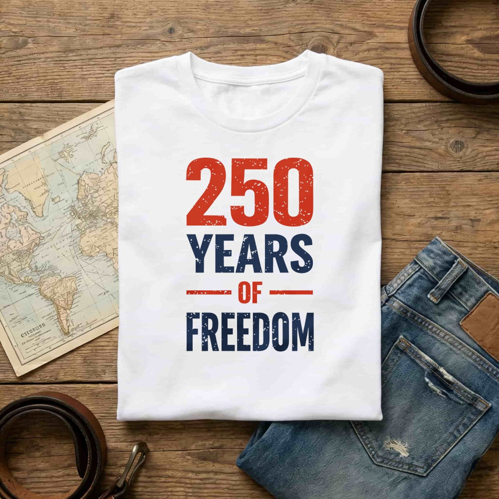 Patriotic Design Classic T-Shirt 250 Years Of Freedom
