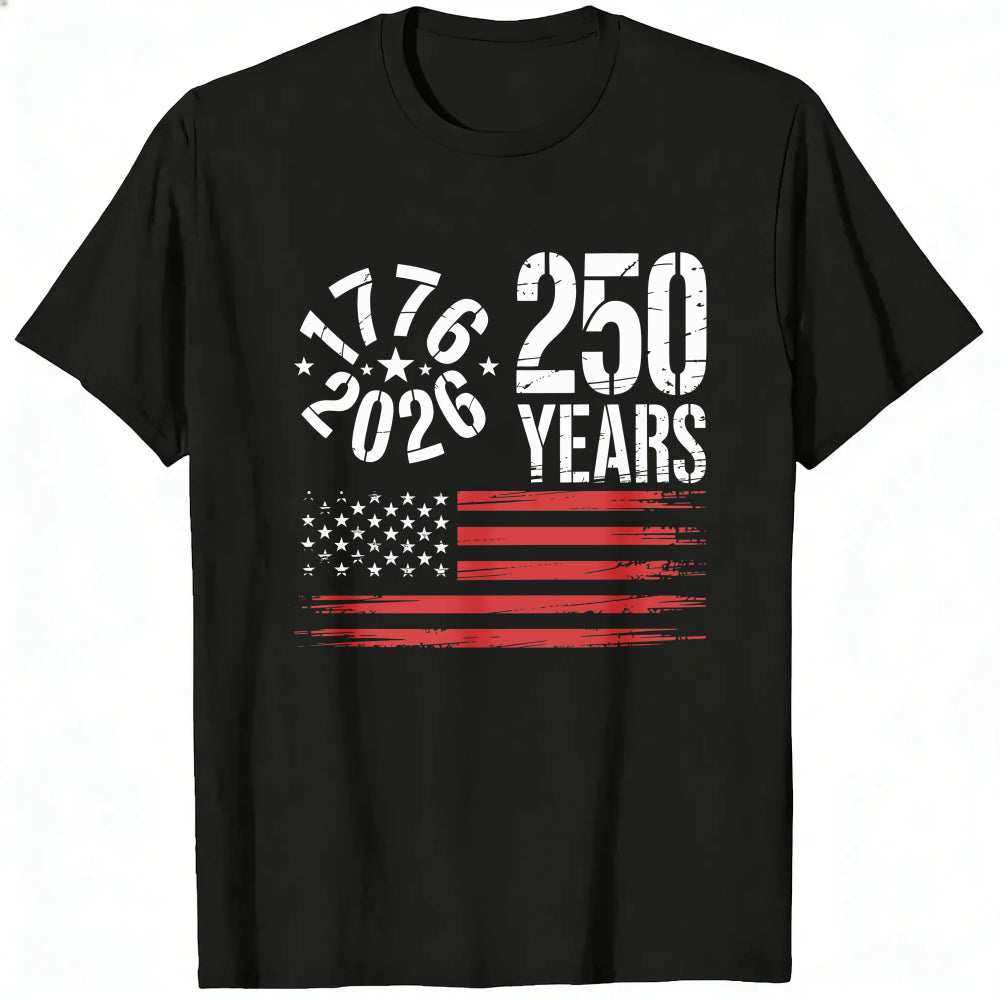 Patriotic American Flag 1776 2026 250 Years Classic T-Shirt