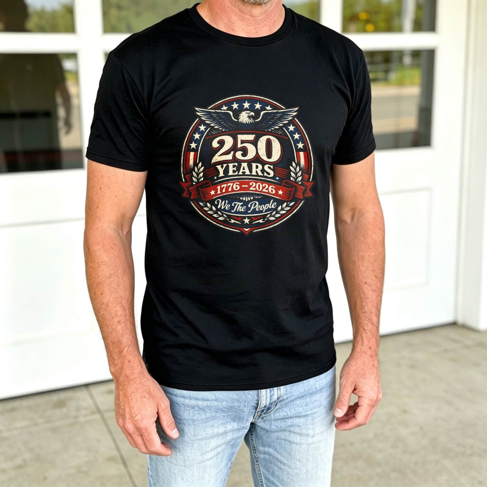 Patriotic American Eagle 250 Years 1776 2026 We The People Classic T-Shirt