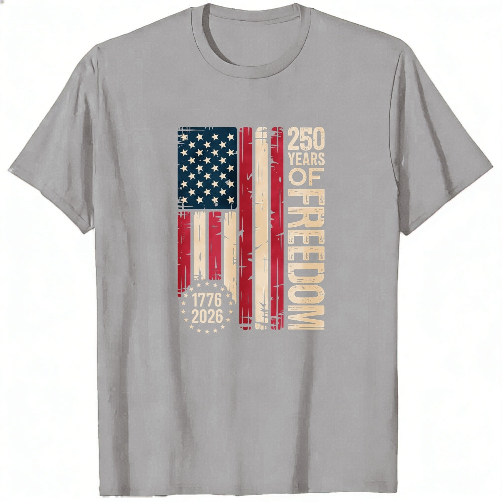American Flag Design Classic T-Shirt 250 Years Of Freedom 1776 2026