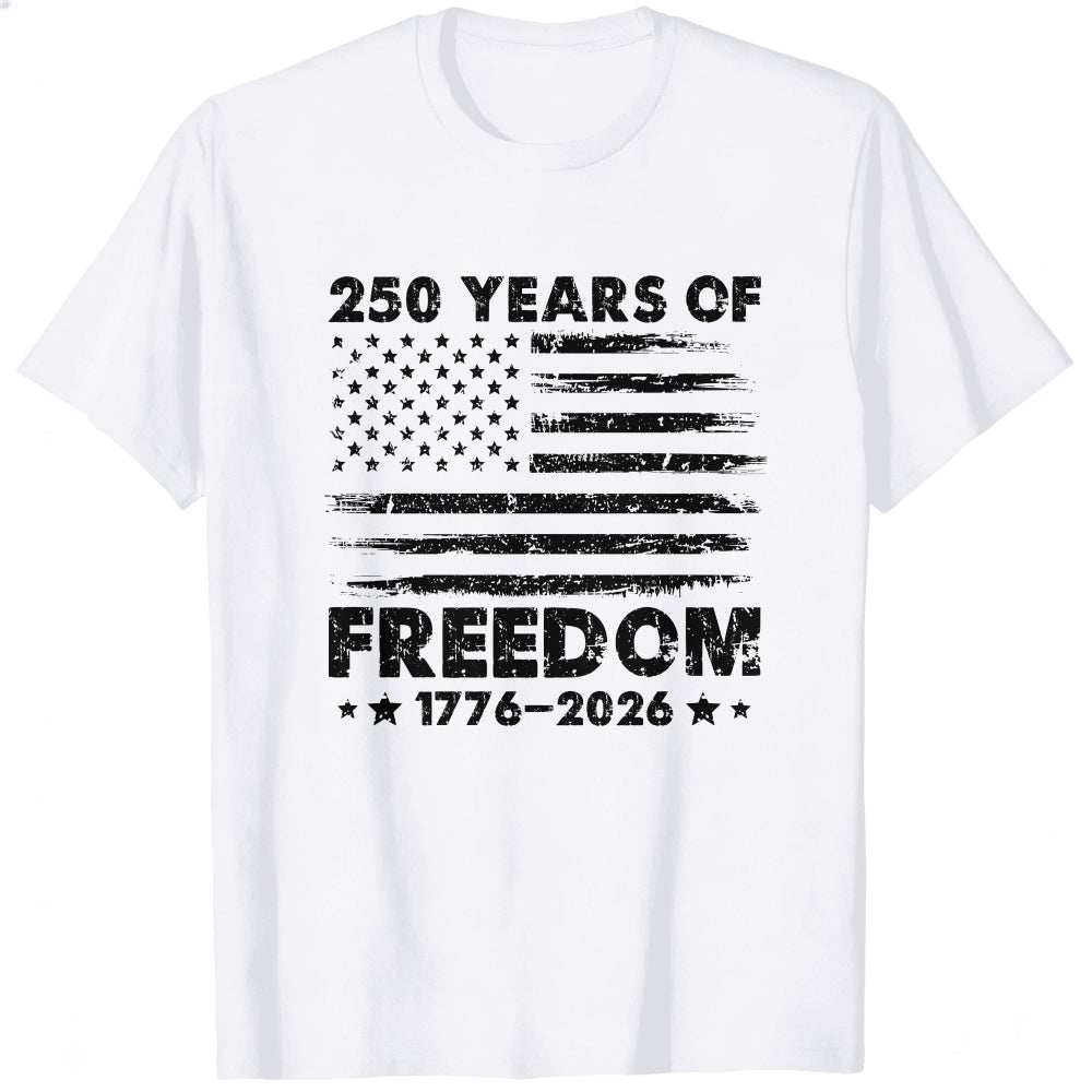 American Flag Design Classic T-Shirt 250 Years Of Freedom 1776 2026