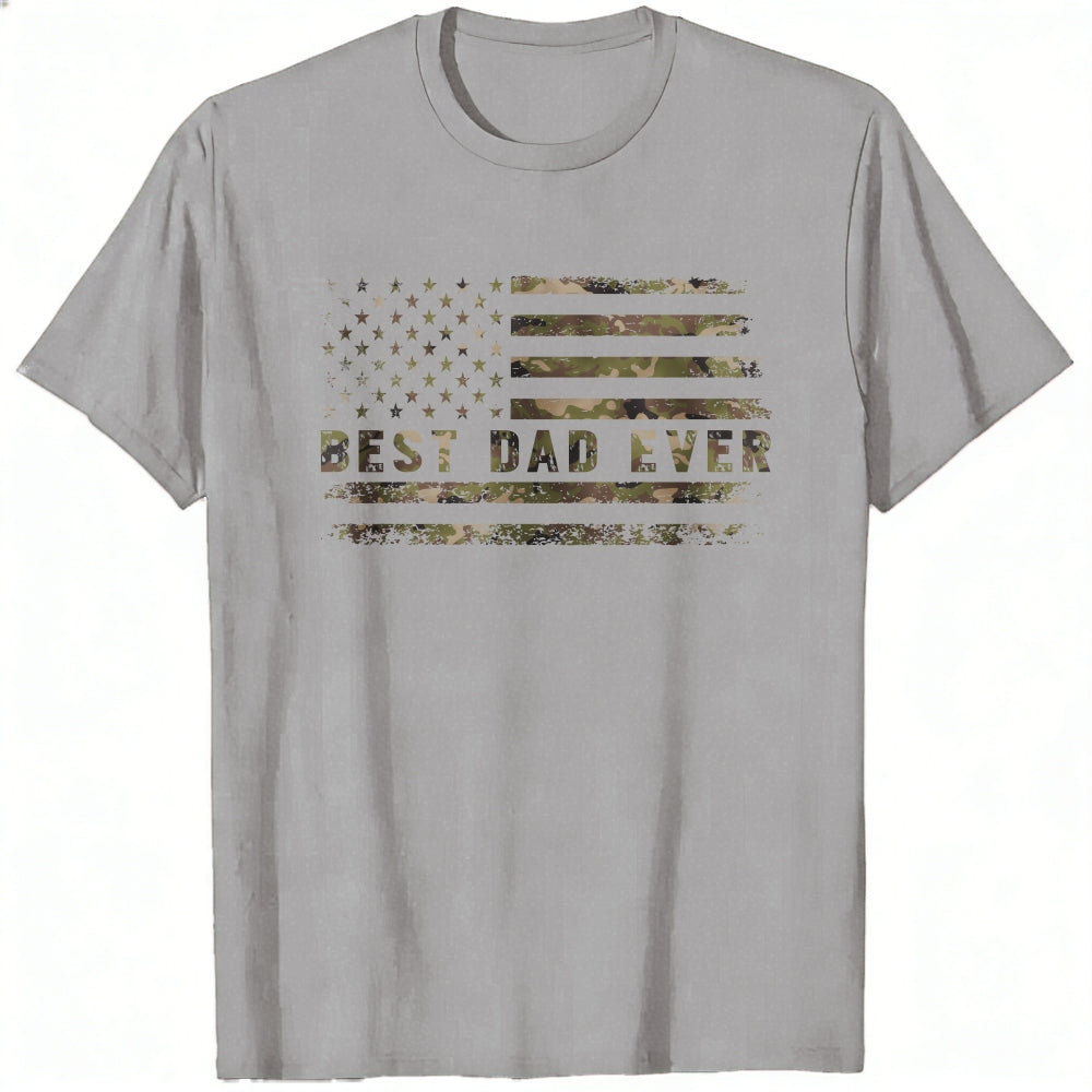 American Flag Camo Best Dad Ever Classic T-Shirt