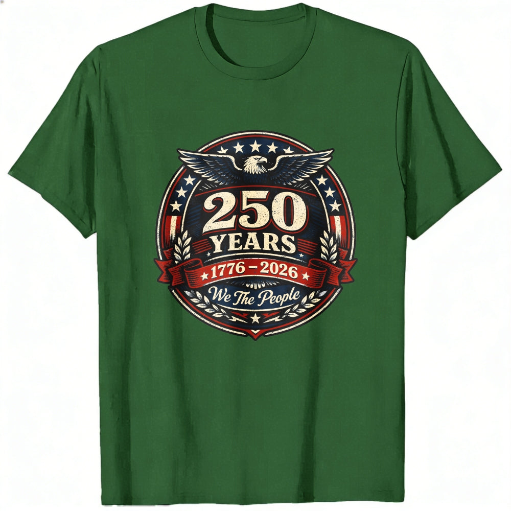 Patriotic American Eagle 250 Years 1776 2026 We The People Classic T-Shirt