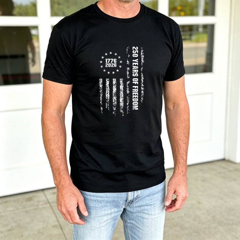 American Flag 1776 2026 250 Years Of Freedom Classic T-Shirt