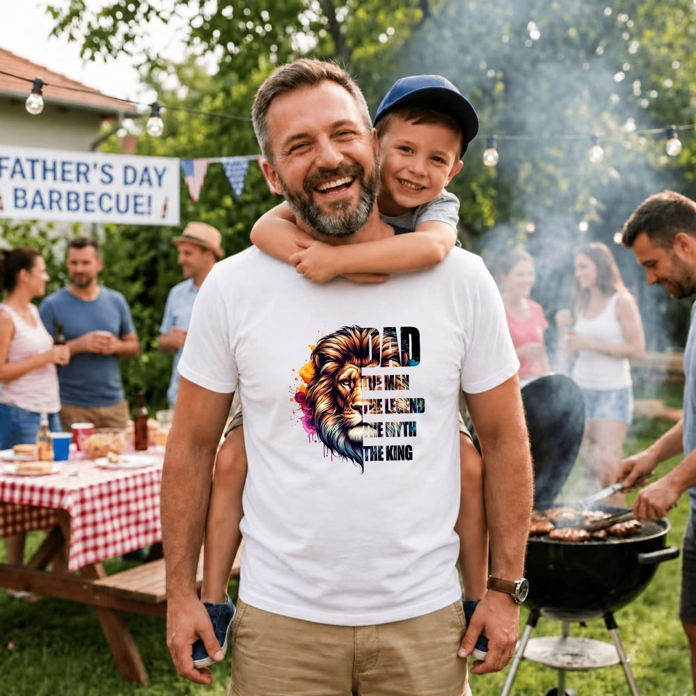 Lion Dad The Man The Legend The Myth The King Classic T-Shirt