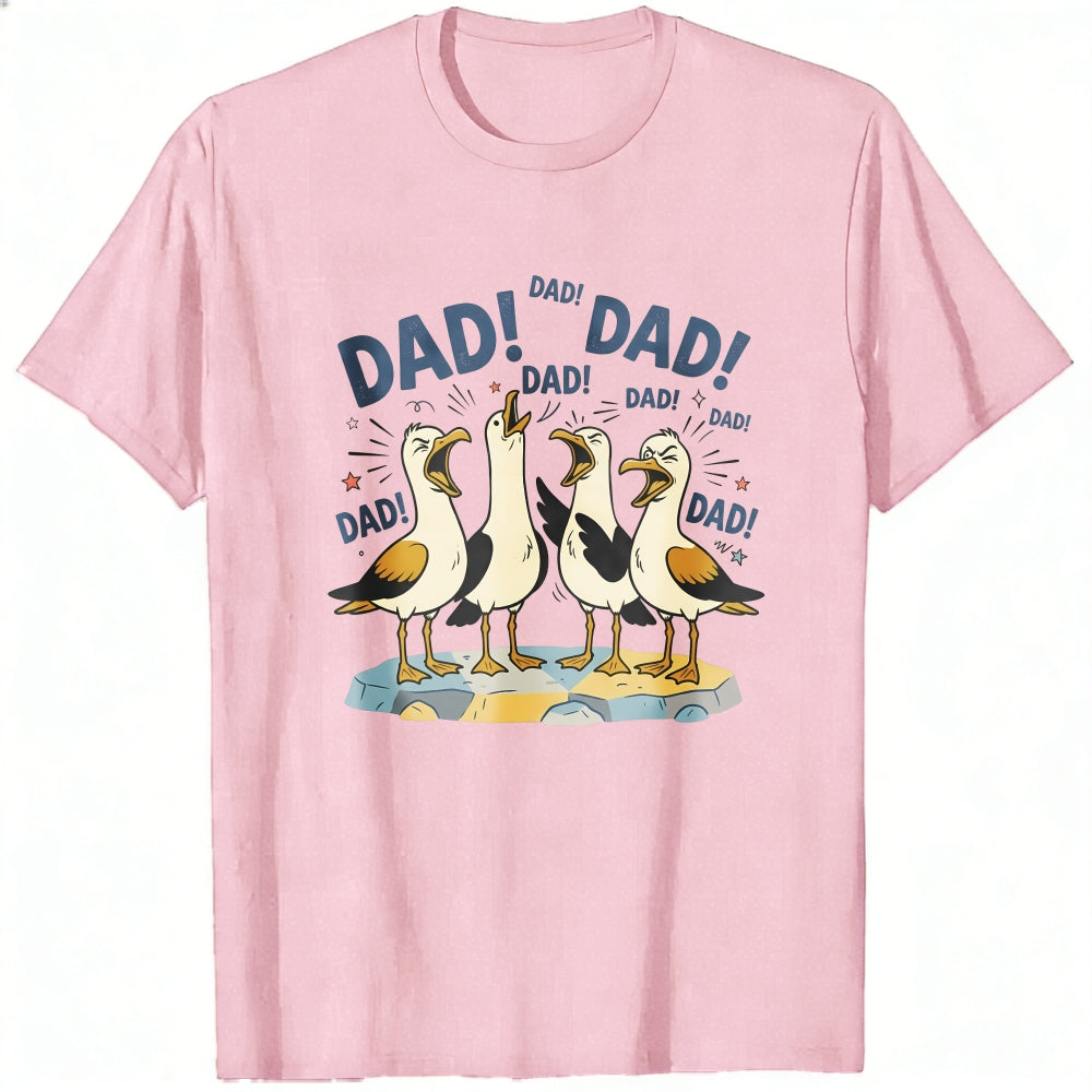 Cartoon Ducks Dad Classic T-Shirt