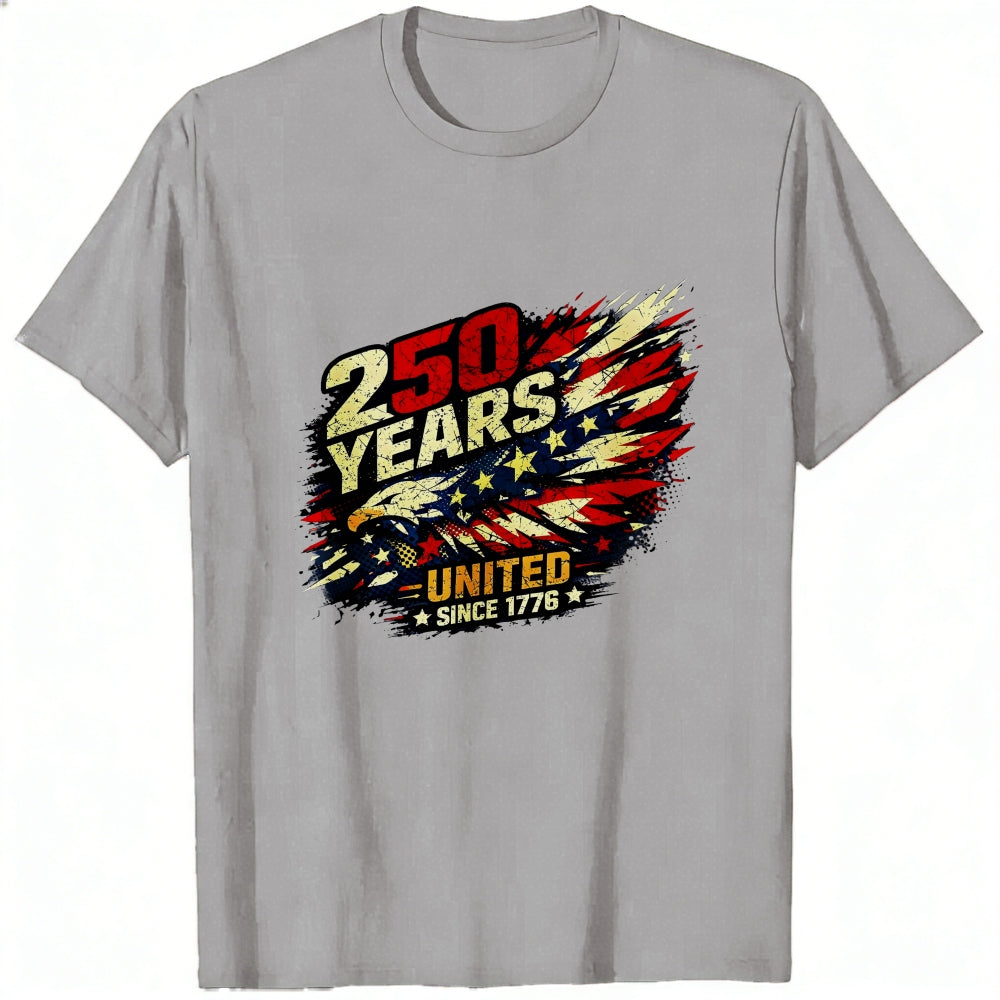 Patriotic American Flag Design Classic T-Shirt 250 Years United Since 1776