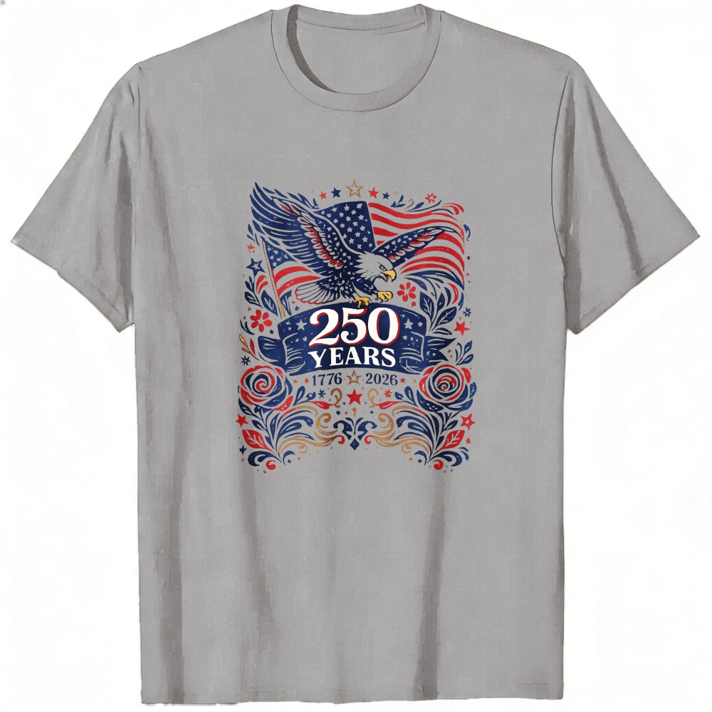 Patriotic American Eagle Design Classic T-Shirt 250 Years 1776 To 2026 Celebration