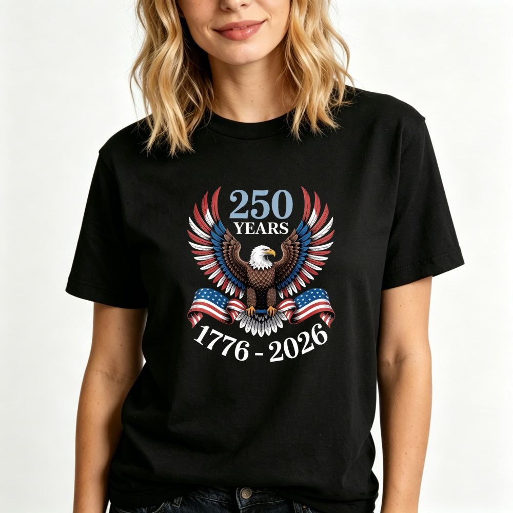 American Eagle Patriotic Design Classic T-Shirt 250 Years 1776 2026