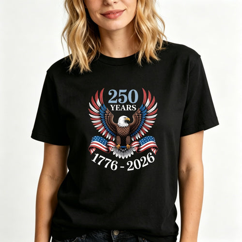 American Eagle Patriotic Design Classic T-Shirt 250 Years 1776 2026