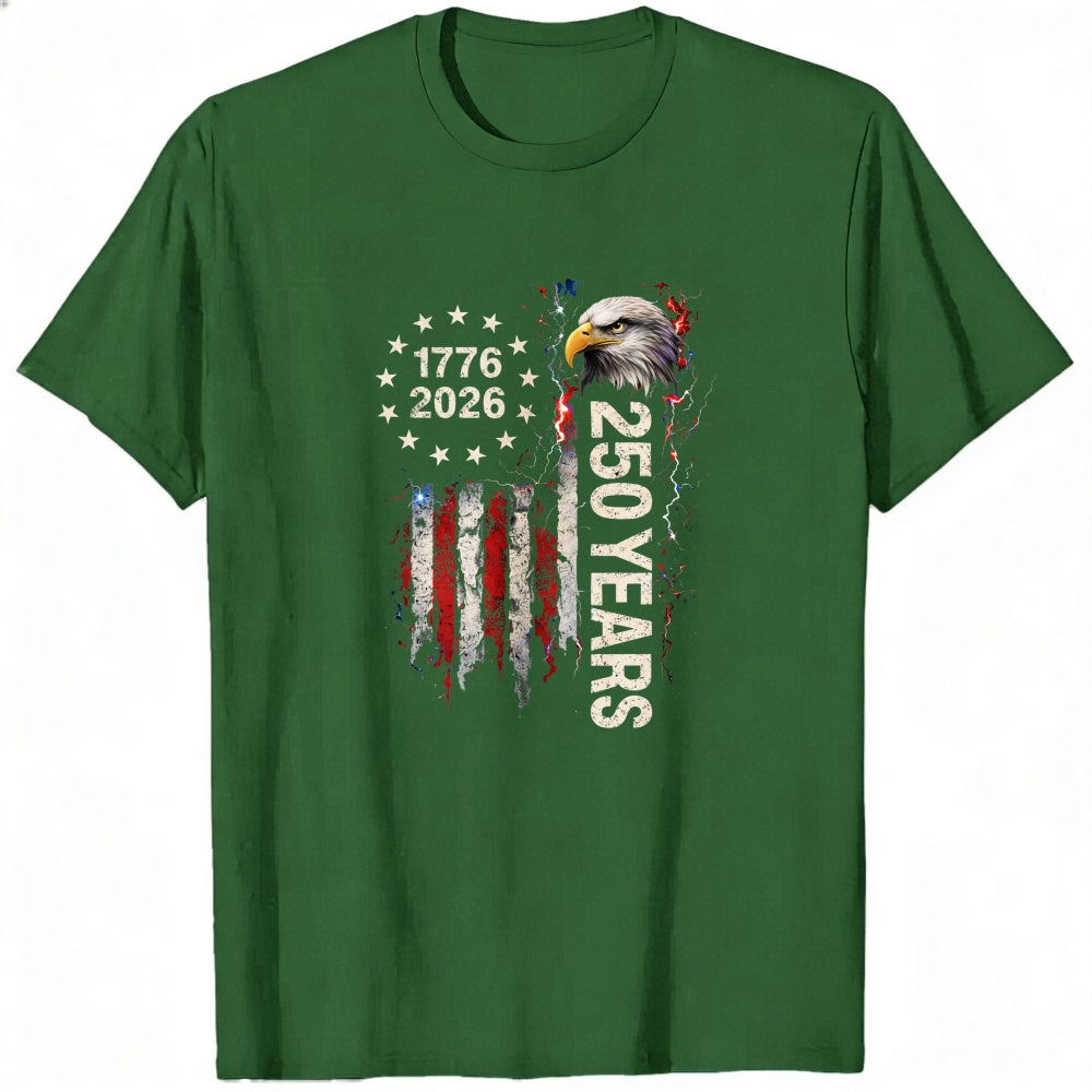 Patriotic American Flag Eagle 1776 2026 250 Years Classic T-Shirt
