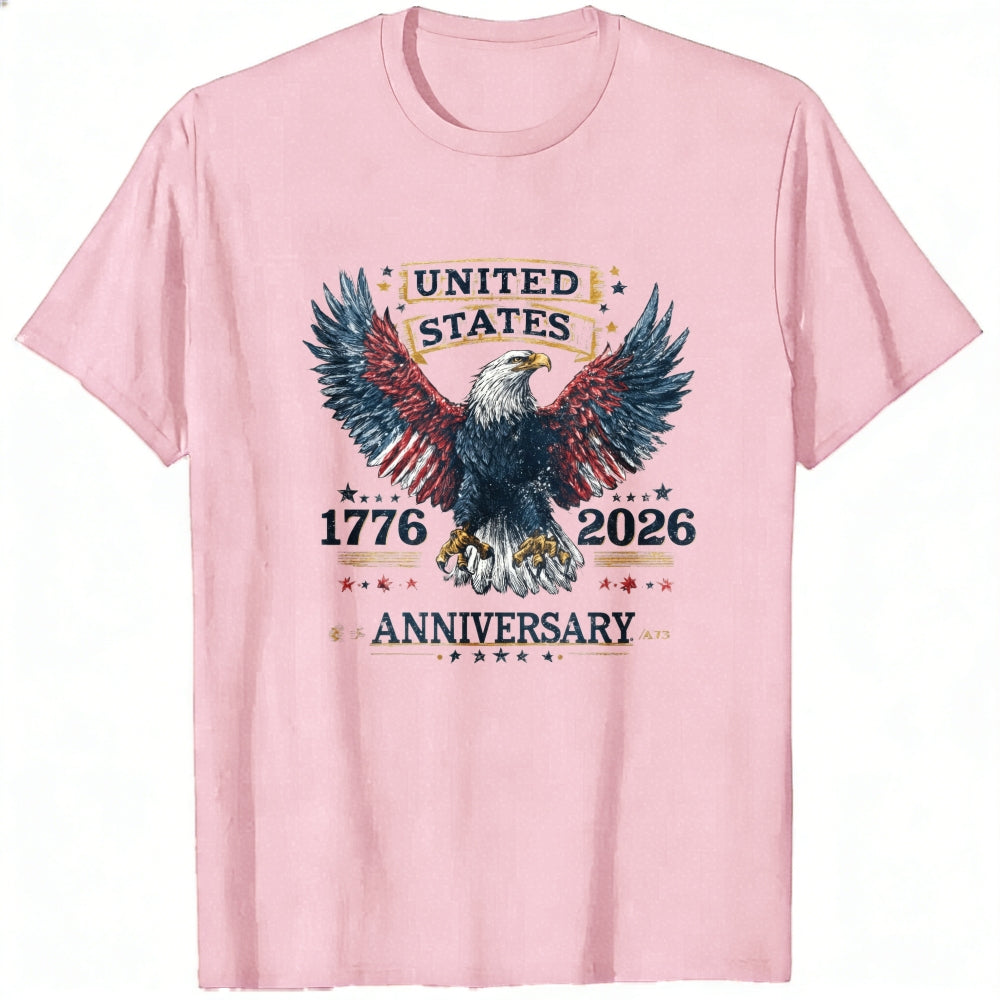 Patriotic Eagle Design Classic T-Shirt United States 1776 2026 Anniversary